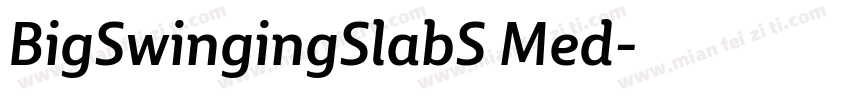 BigSwingingSlabS Med字体转换